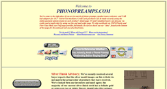 Desktop Screenshot of phonopreamps.com